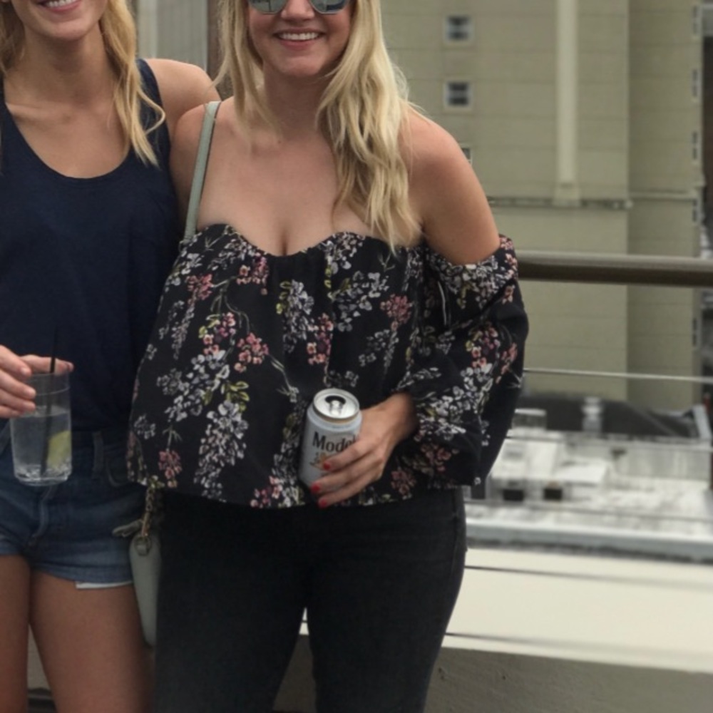 Stone Cold Fox Silk Off the Shoulder Too